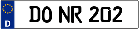 Truck License Plate